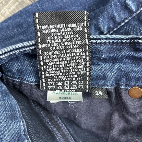 7 For All Mankind Ankle Skinny Jeans Pants Denim ((size 24)) - Picture 7 of 8